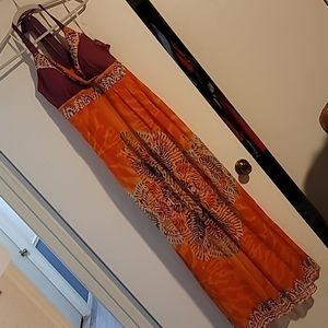Sangria sz 14 summer halter dress